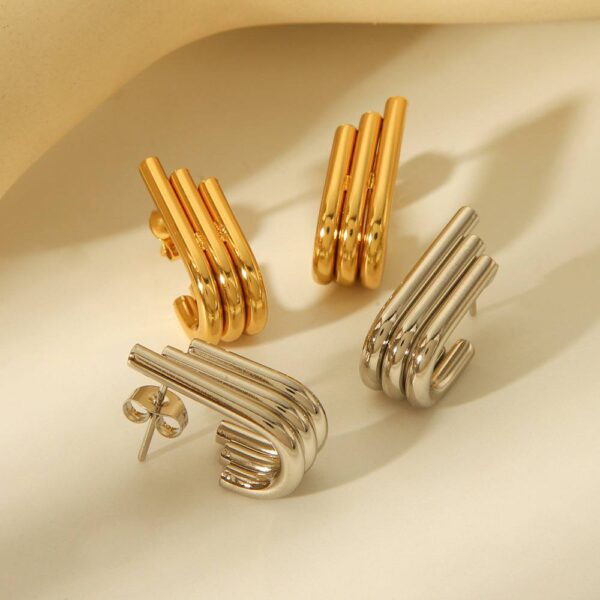 Eva earring silver - Image 2