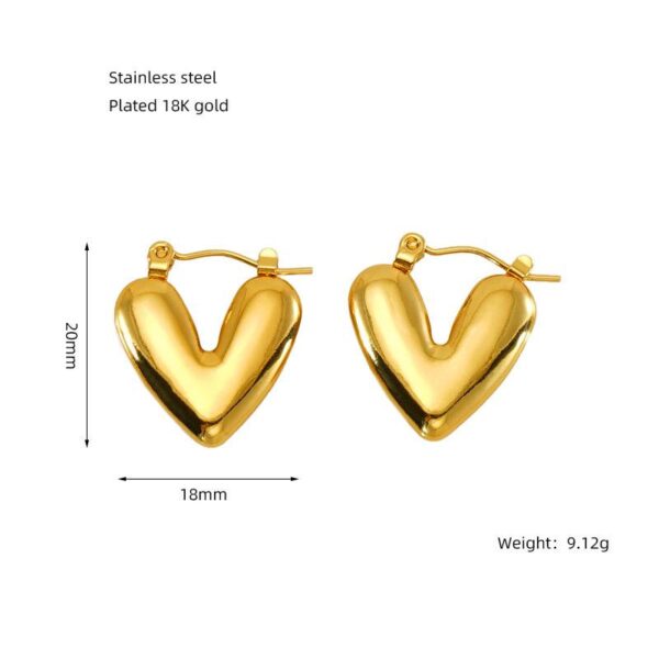 Heart earring - Image 3