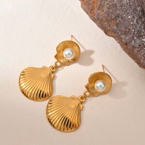 Coral earring