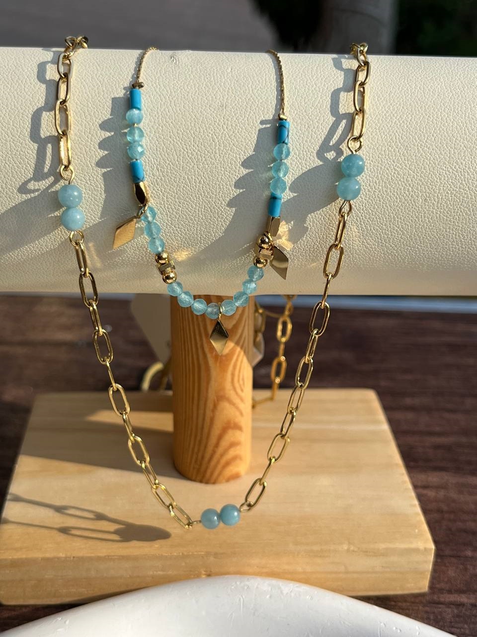 blue necklace - Image 2