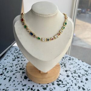 Necklace gold plated 8
