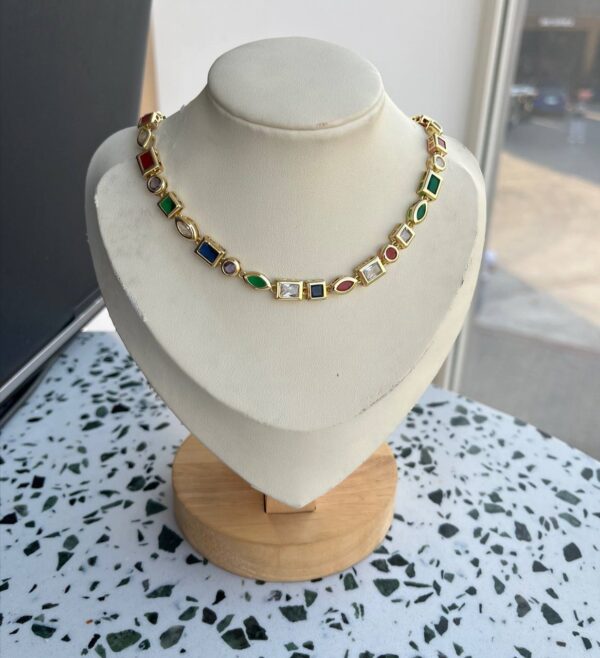 Necklace gold plated 8