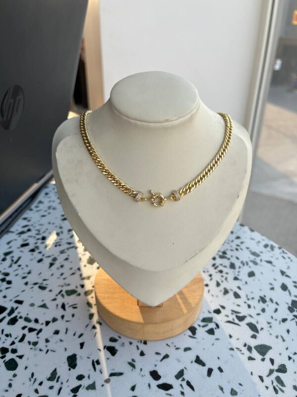 Necklace gold plated 12